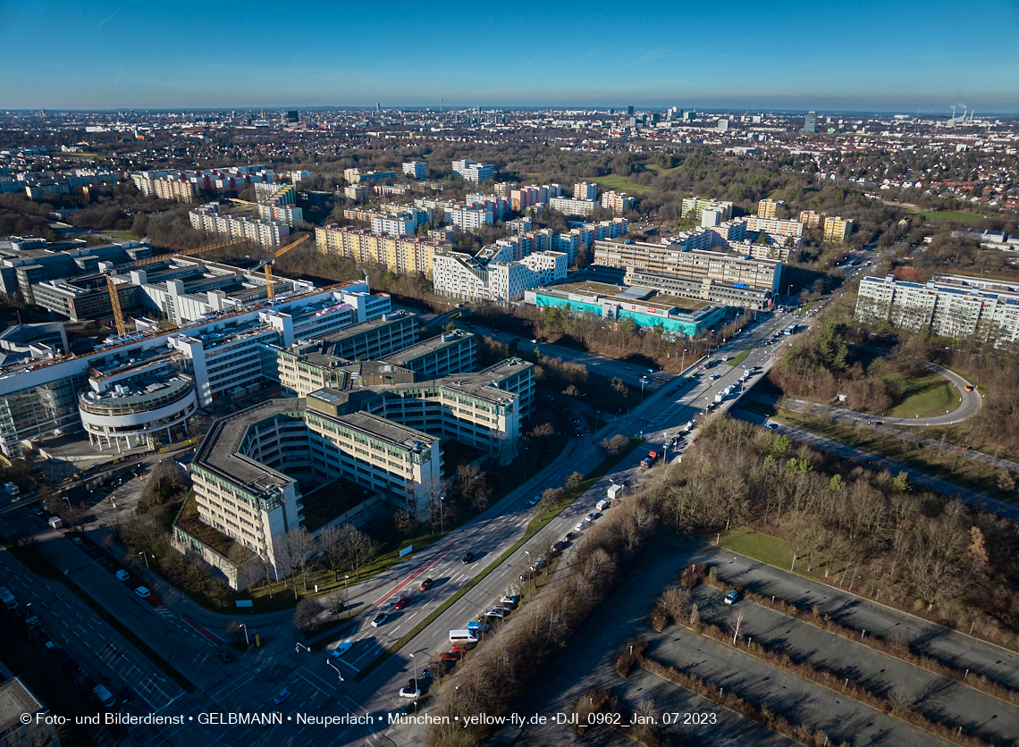 07.01.2023 - Umgebung in Neuperlach